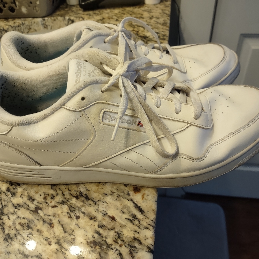 White Reebok shoes